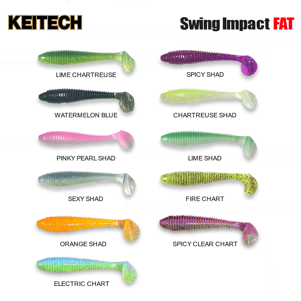 KEITECH SWING IMPACT FAT 4,8" ORANGE SHAD