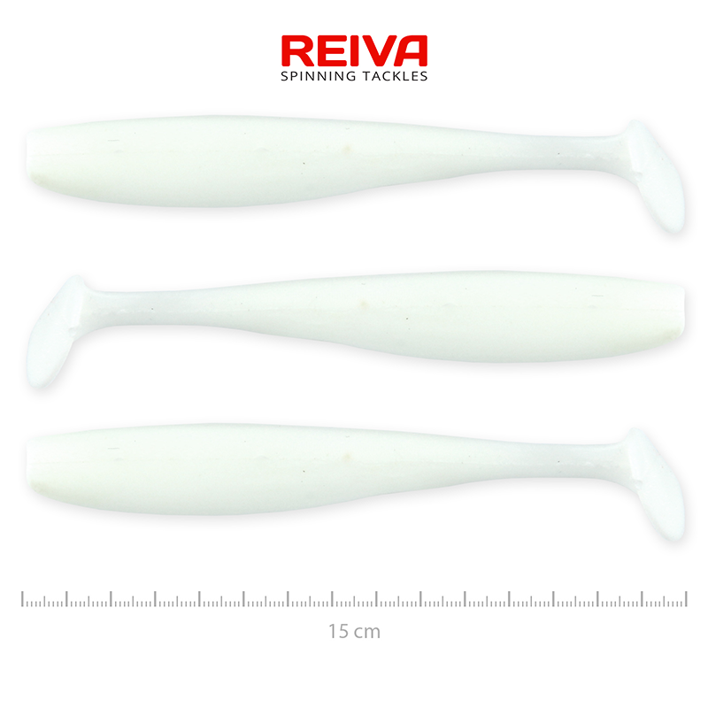 REIVA ZANDER FLASH SHAD 15 CM FEHÉR