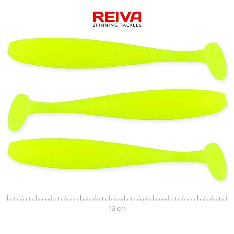 REIVA ZANDER FLASH SHAD 15 CM FLUO SÁRGA