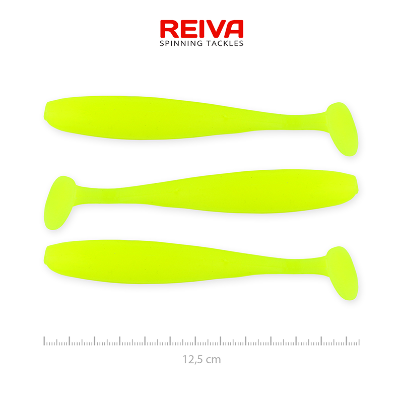 REIVA ZANDER FLASH SHAD 12,5 CM FLUO SÁRGA