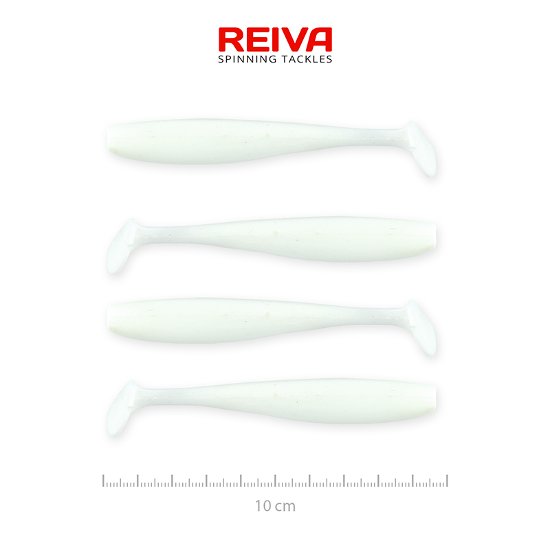 REIVA ZANDER FLASH SHAD 10 CM FEHÉR