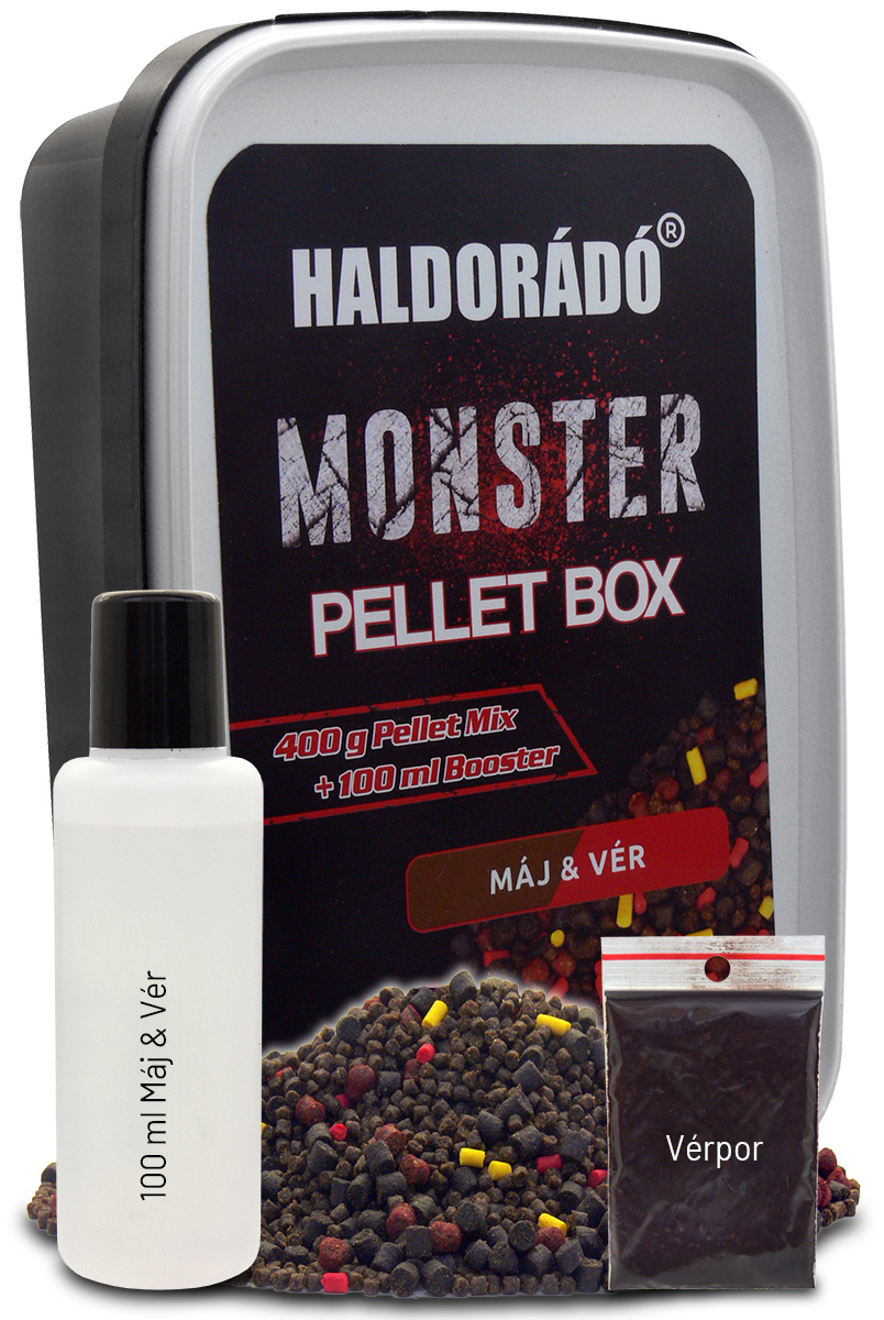 HALDORÁDÓ MONSTER PELLET BOX - MÁJ ÉS VÉR