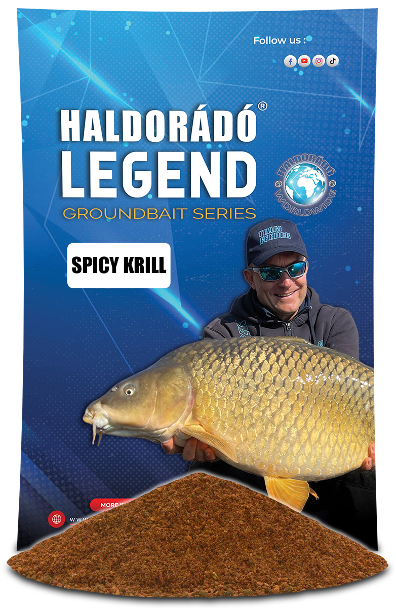 HALDORÁDÓ LEGEND GROUNDBAIT - SPICY KRILL