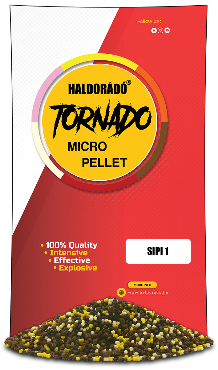 HALDORÁDÓ TORNADO MICRO PELLET - SIPI 1