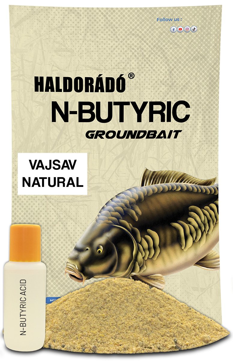 HALDORÁDÓ N-BUTYRIC GROUNDBAIT - VAJSAV NATURAL