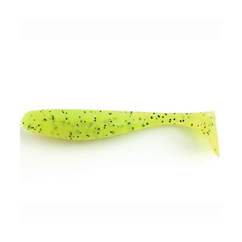 FISHUP WIZZLE SHAD 5" FLO CHARTREUSE/GREEN