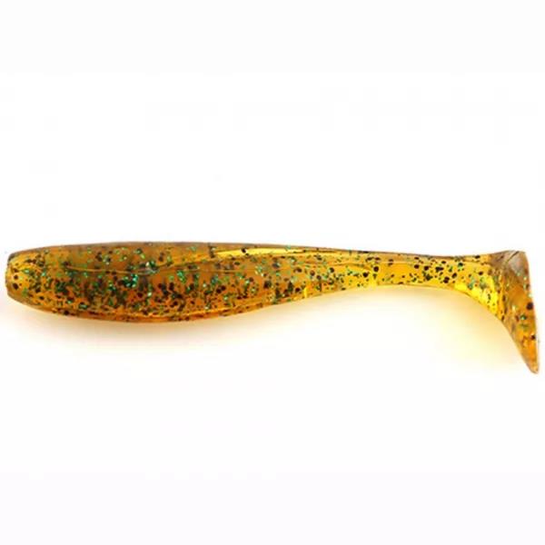 FISHUP WIZZLE SHAD 5" CARAMEL/GREEN & BLACK