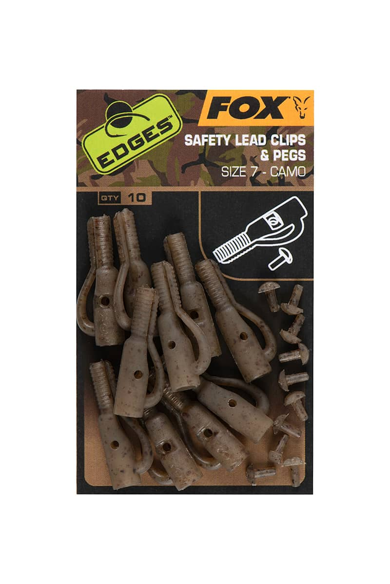 FOX EDGES CAMO LEAD CLIP & PEGS 7