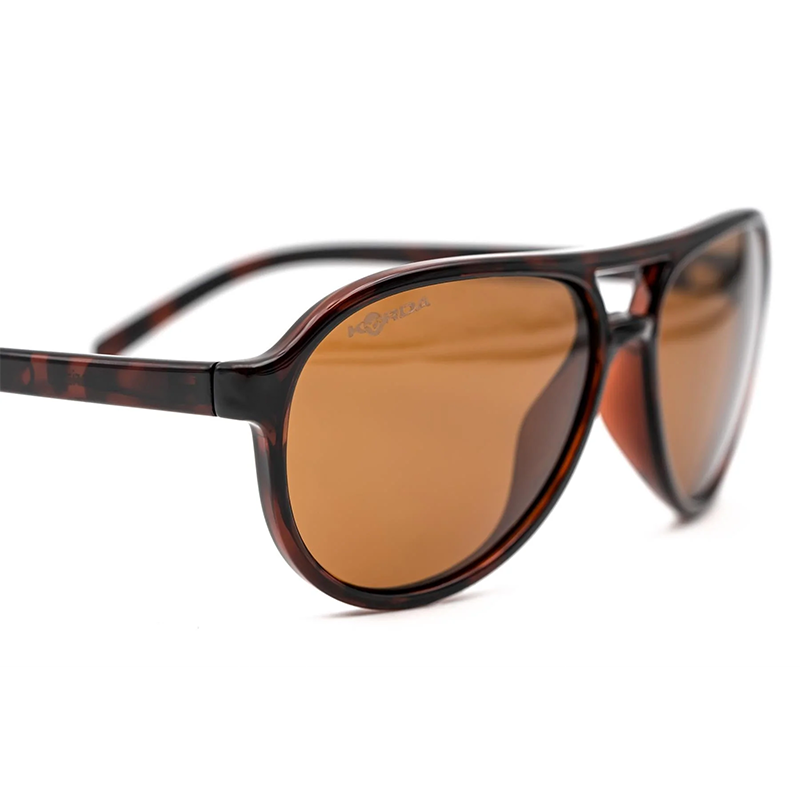 KORDA AVIATOR TORTOISE FRAME - BROWN LENSES