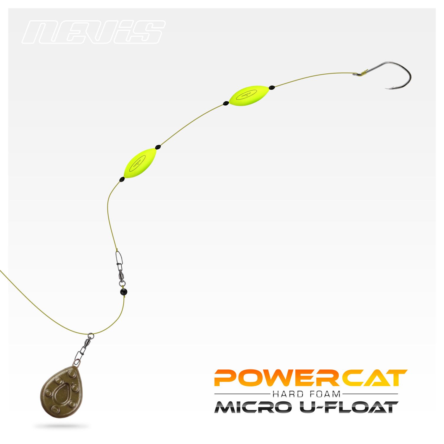 NEVIS POWERCAT MICRO U-FLOAT 1,5G FEKETE