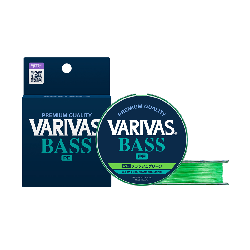 VARIVAS BASS PE X4 150M 0,205MM 25LB FLASH GREEN