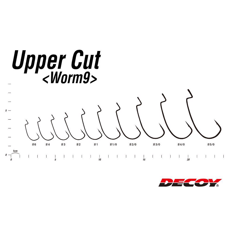 DECOY OFFSET HOROG WORM 9 UPPER CUT 6