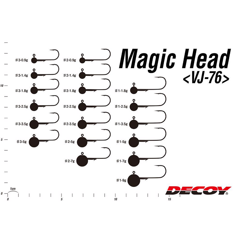 DECOY JIG FEJ VJ-76 MAGIC HEAD #1 2.5gr