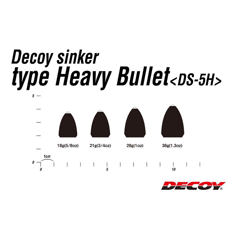 DECOY ÓLOM DS-5H TYPE BULLET HEAVY 18gr