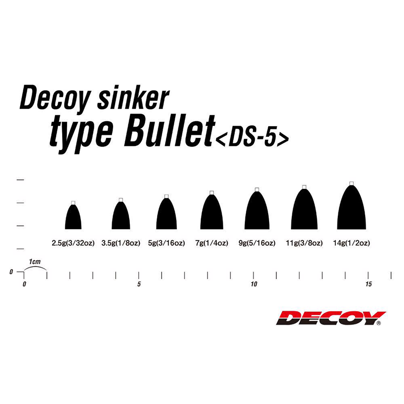 DECOY ÓLOM DS-5 TYPE BULLET 5gr