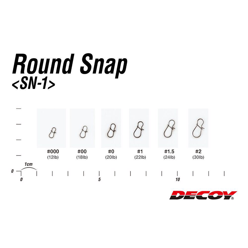 DECOY KAPOCS SN-1 DUOLOCK ROUND SNAP 2 30lbs