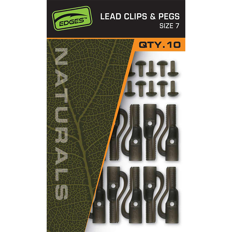 FOX NATURALS SIZE 7 LEAD CLIPS & PEGS