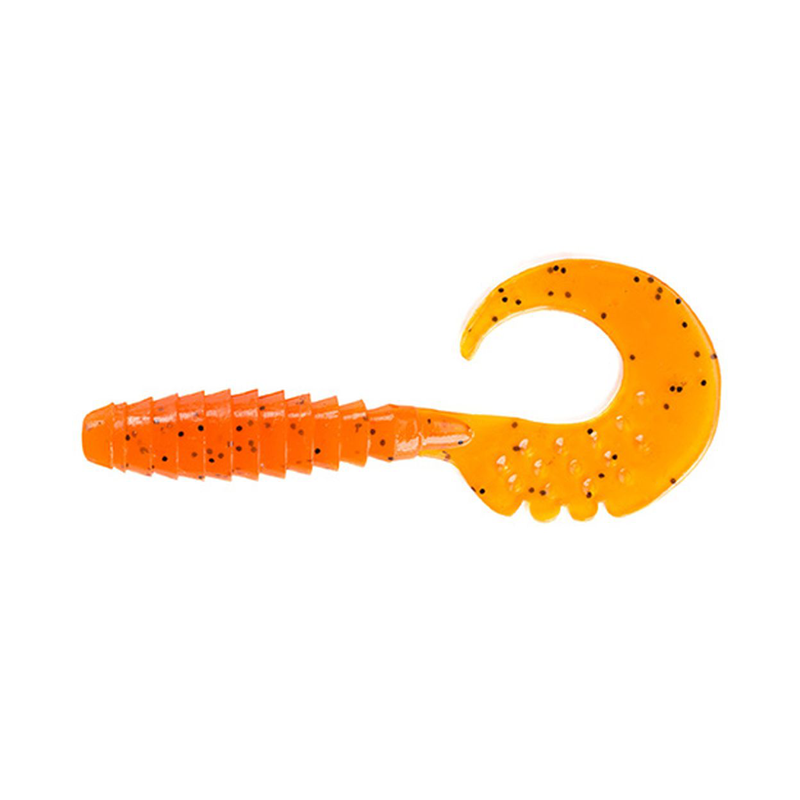 FISHUP FANCY GRUB 2,5" ORANGE PUMPKIN BLACK