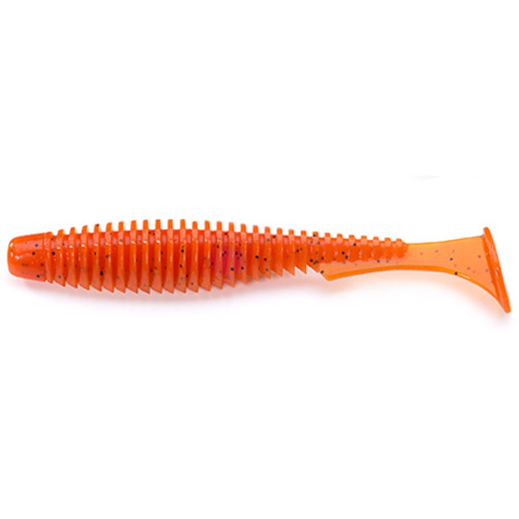 FISHUP U-SHAD 2" ORANGE PUMPKIN/BLACK