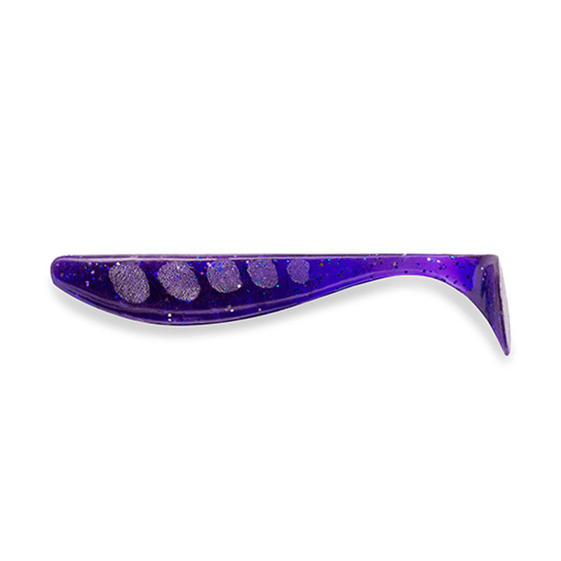 FISHUP WIZZLE SHAD 2" DARK VIOLET/PEACOCK & SILVER