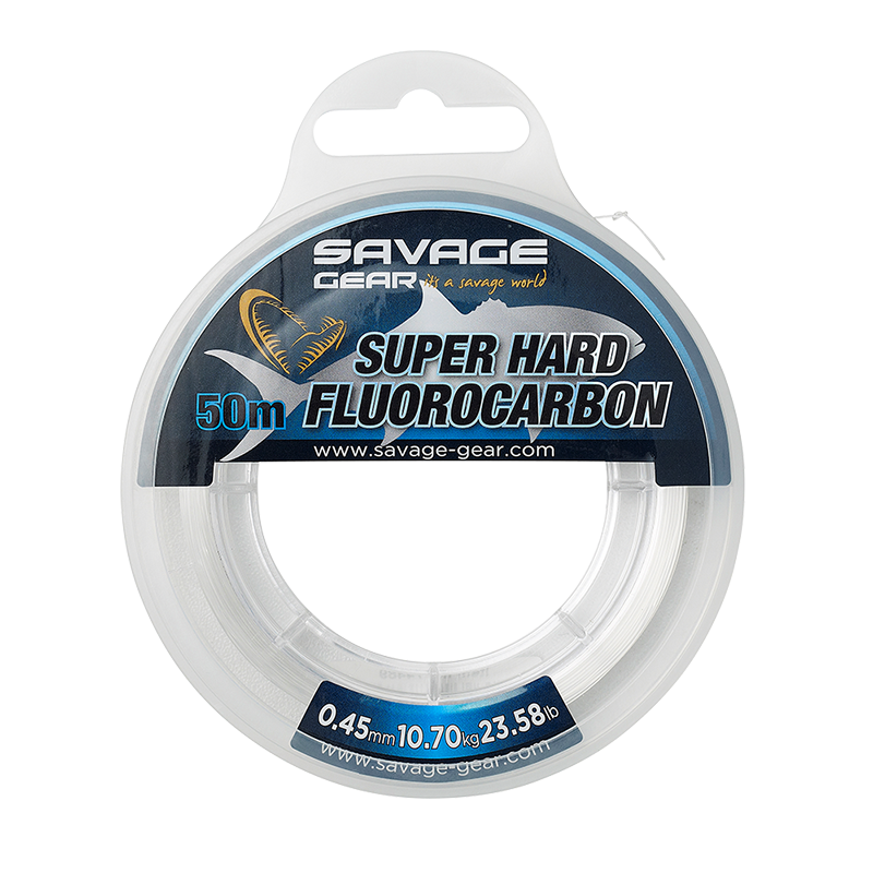 SAVAGE GEAR SUPER HARD FC 50M 0.55MM 15.90KG CLEAR