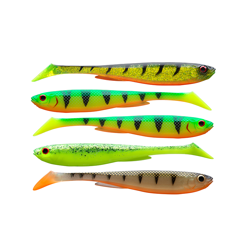 DAIWA PROREX SLIM SHAD UV COLOR SET 7,5CM