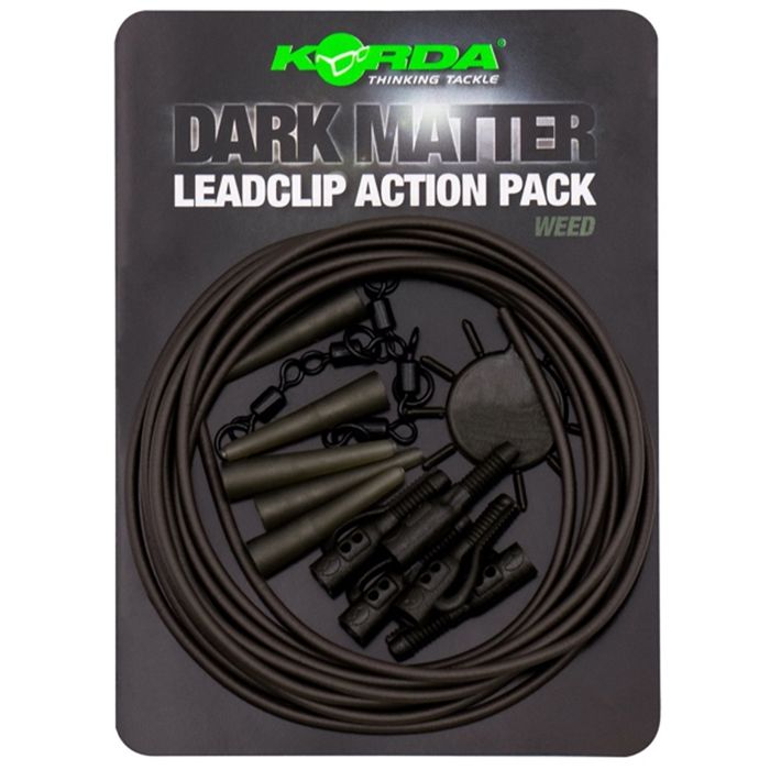 KORDA DARK MATTER LEADCLIP ACTION PACK - WEED