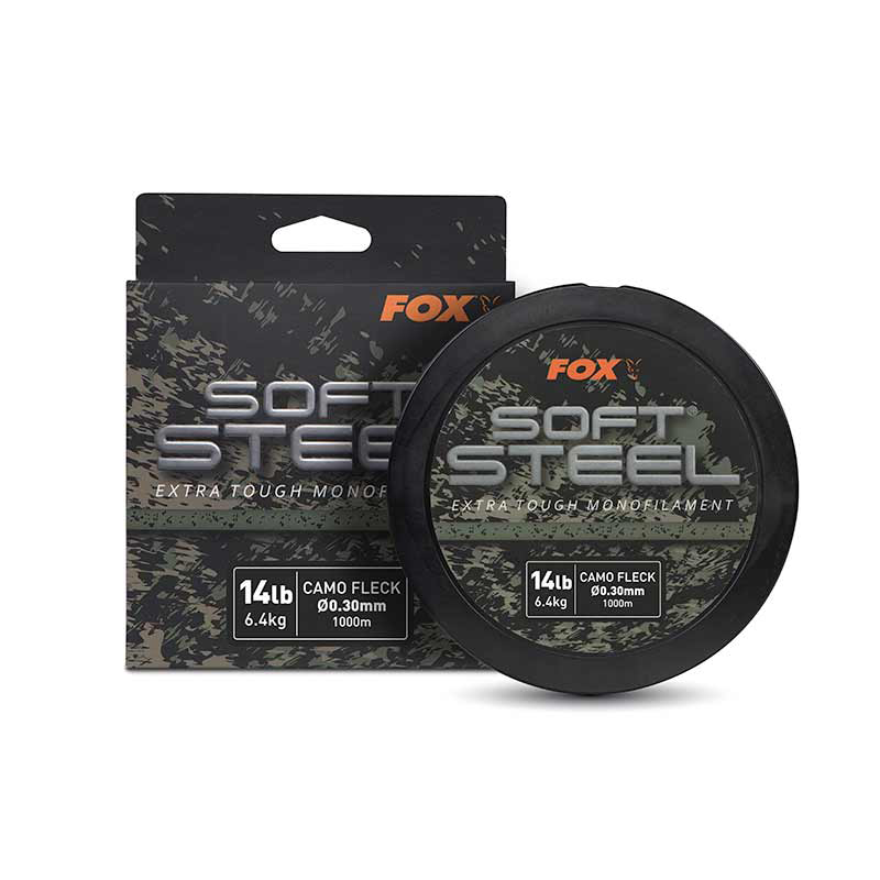 FOX SOFT STEEL FLECK CAMO MONO 0,35MM 1000M