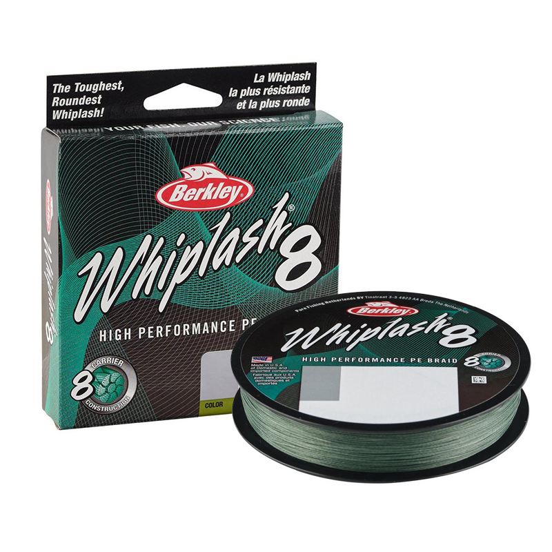 BERKLEY WHIPLASH 8 150m 0.10mm GREEN