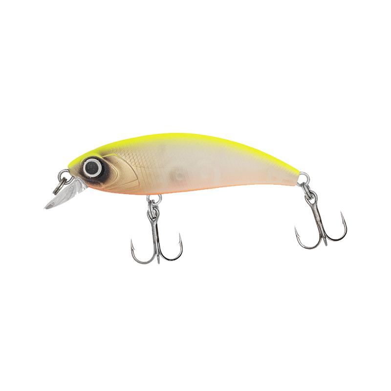 PREDATOR-Z IMMORTAL SHAD WOBBLER 5CM, 4G FLUO SÁRGA, FEHÉR ÚSZÓ