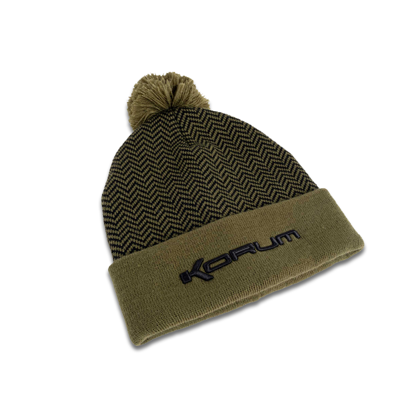 KORUM BEANIE HAT BLACK/OLIVE