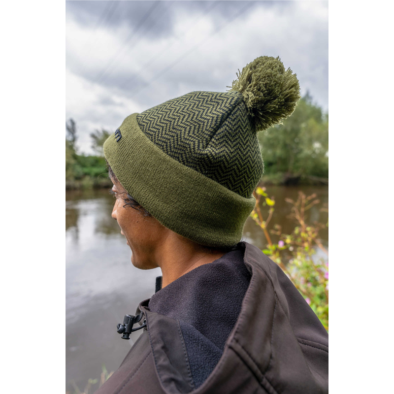 KORUM BEANIE HAT BLACK/OLIVE