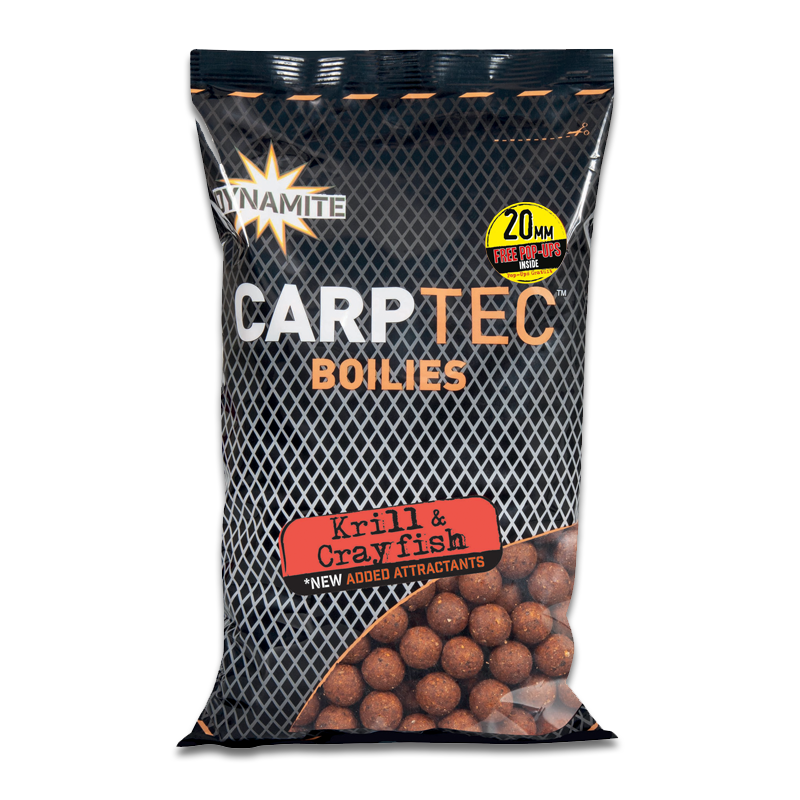 DYNAMITE BAITS CARPTEC KRILL & CRAYFISH 20 MM 1,8 KG