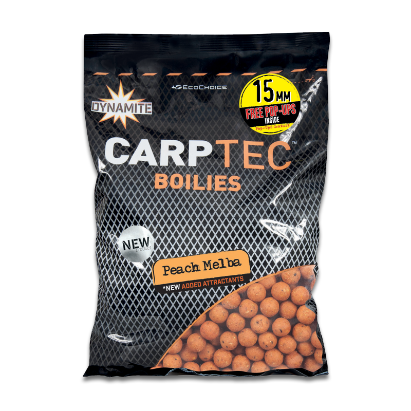 DYNAMITE BAITS CARPTEC PEACH MELBA 15 MM 1,8 KG