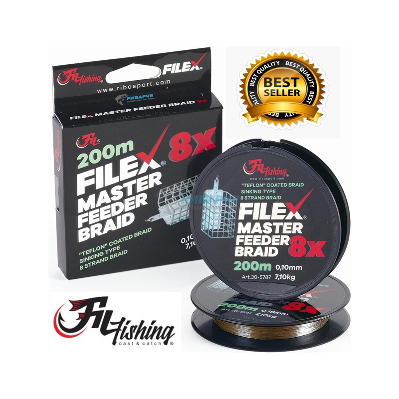 FILEX MASTER FEEDER BRAID 8x 0,10MM 200M