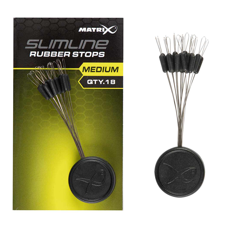 FOX MATRIX SLIMLINE RUBBER STOPS - MEDIUM