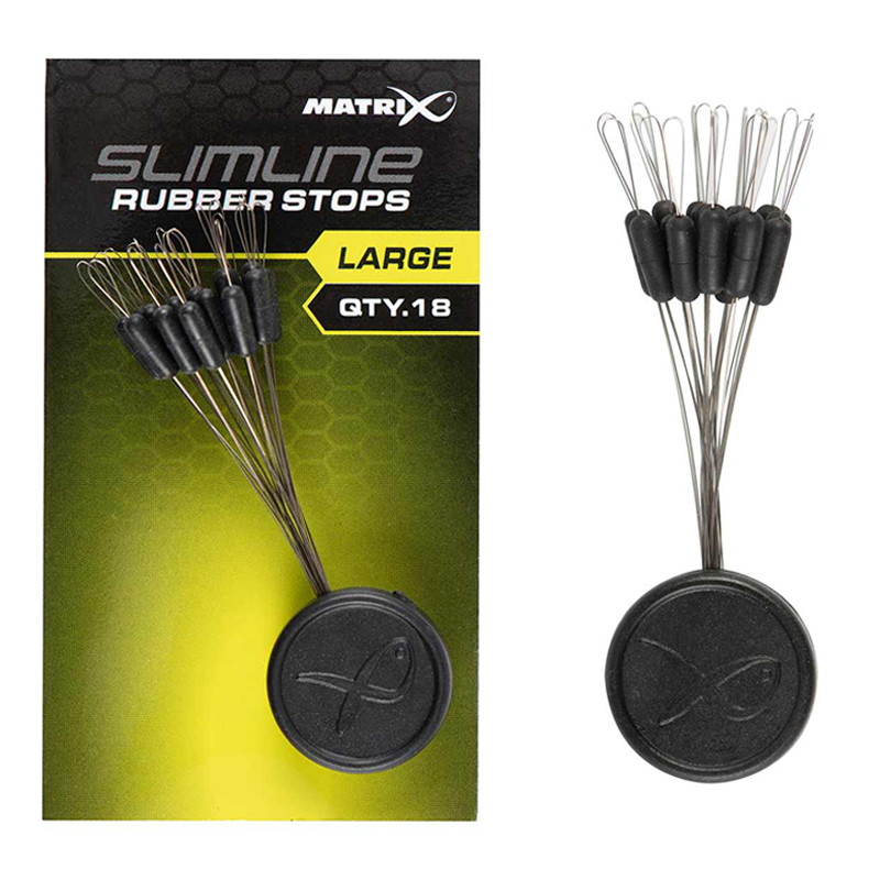 FOX MATRIX SLIMLINE RUBBER STOPS - LARGE