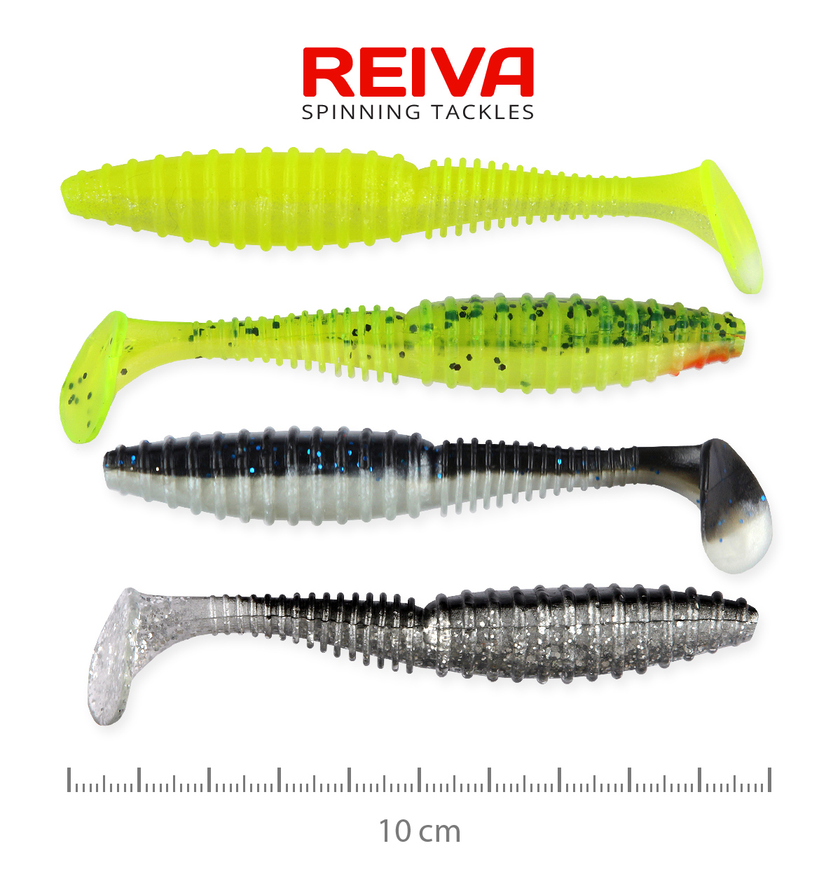 REIVA ZANDER POWER SHAD 10CM 4DB/CS 4SZÍN