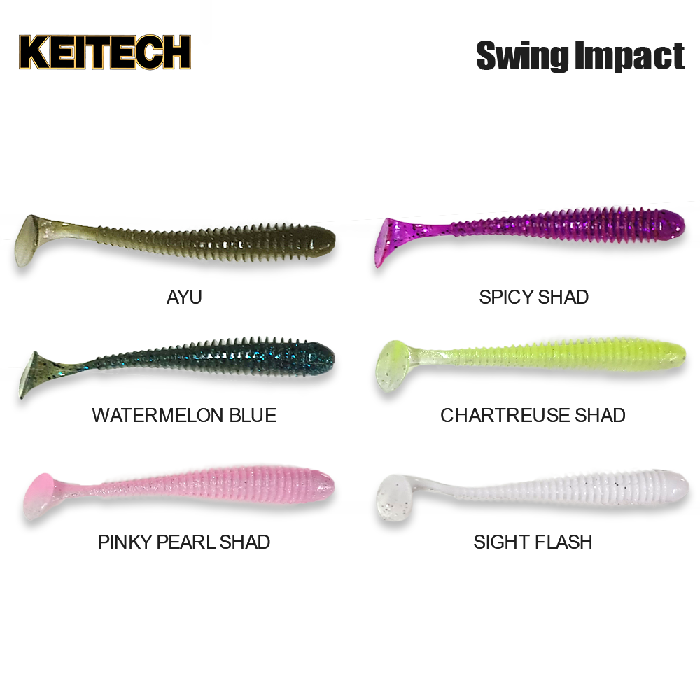 KEITECH SWING IMPACT 4" WATERMELON BLUE