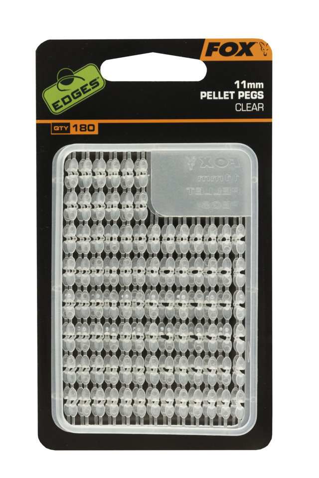 FOX EDGES PELLET PEGS 11MM CLEAR